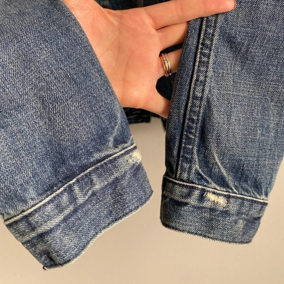 GAP 100% Cotton Jean Denim Jacket Medium Wash Size S - Picture 5 of 11